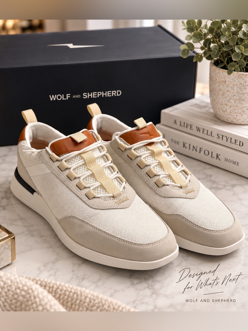 Wolf & Shepherd Crossover Victory Trainer White Men’s 10 Women’s 12 NIB